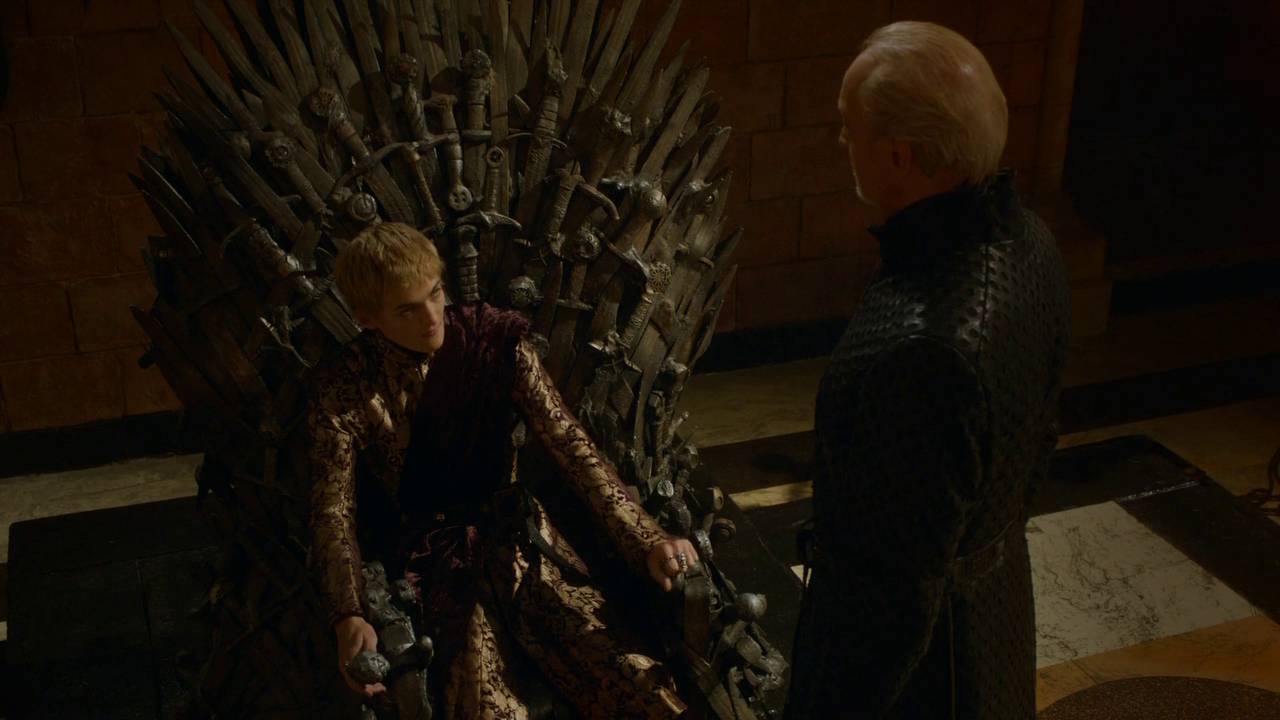 King Joffrey had issues with everyone incudling his grandfather Tywin Lannister who plotted the heartless Red Wedding in which killed self-proclaimed King Robb Stark at a wedding