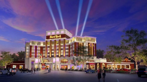 Hard Rock International Announces Collaboration with NYC Funding LLC for Resort Casino in Rensselaer, NY -- Application to be submitted to develop world class facility located on the Hudson River. (PRNewsFoto/Hard Rock International)