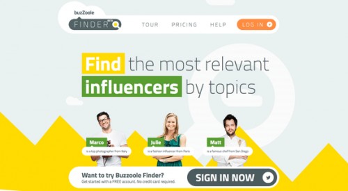 Top Social Media Influencers with Buzzoole Finder
